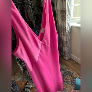 a new day Fuchsia Slip  Dress